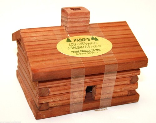 Large log cabin - incense, burner